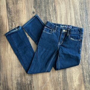 GAP Dark Blue Straight Leg Jeans